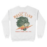 Denver Music Club Crewneck White back