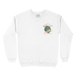 Denver Crewneck in White - front view