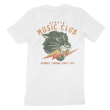 Denver Music Club T-Shirt White back