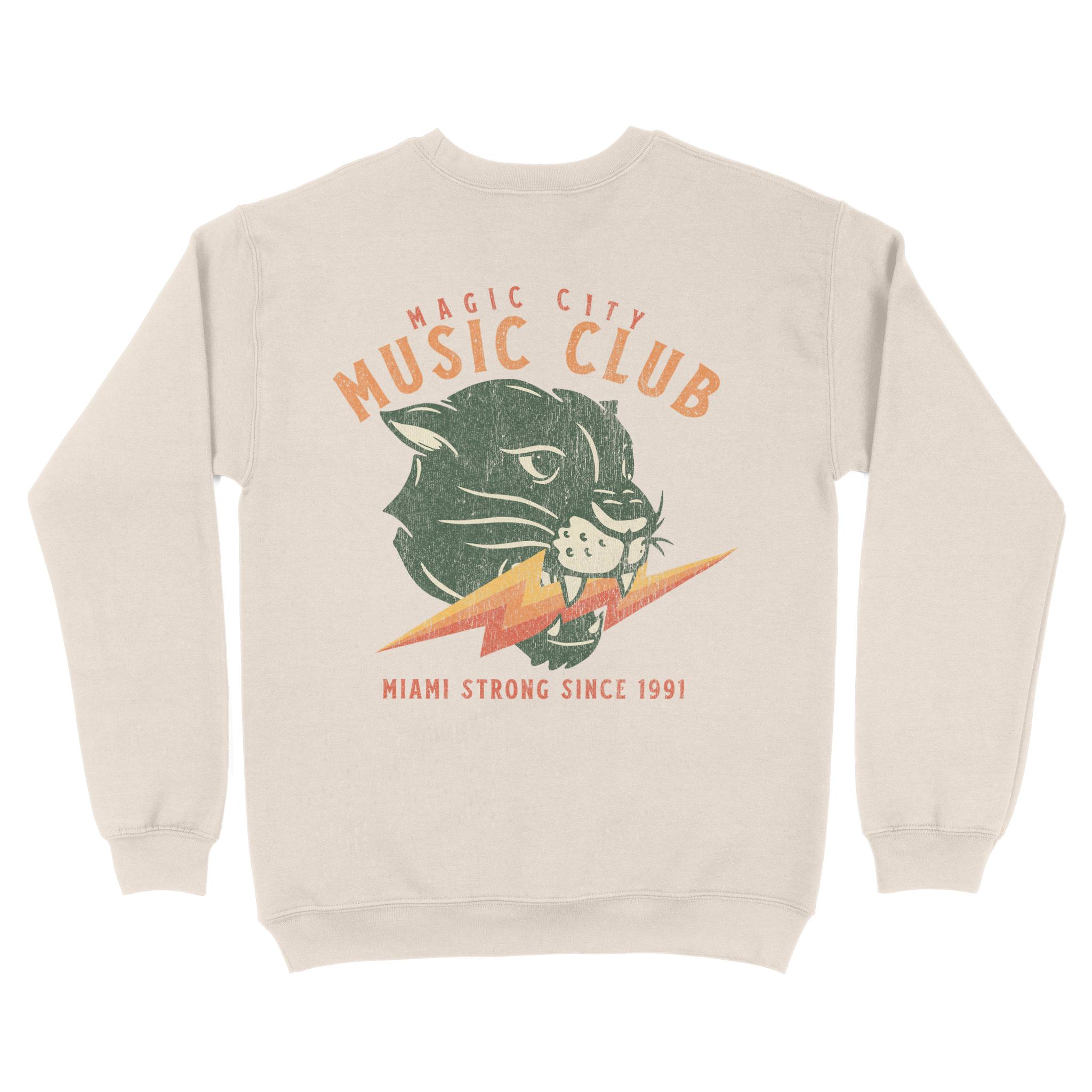 Miami Crewneck in Natural - back view