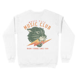 Miami Crewneck in White - back view