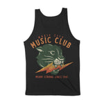 Miami Music Club Tank Top Black back