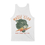 Miami Music Club Tank Top White back