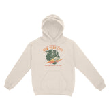 New York Music Club Hoodie in Natural - front view
