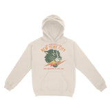 New York Hoodie in Natural - front view