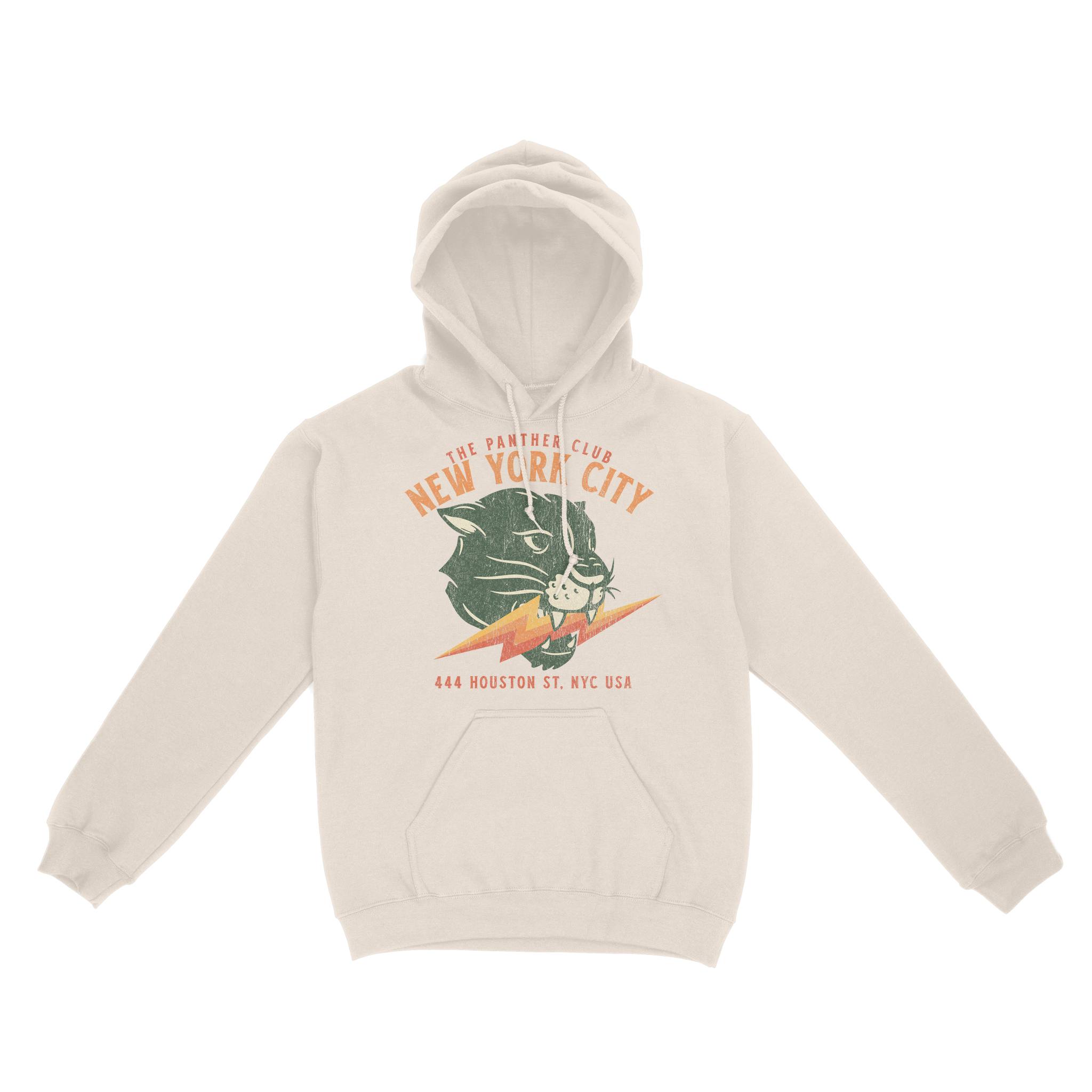 New York Hoodie in Natural - front view