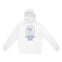 Denver Hoodie in White - front view