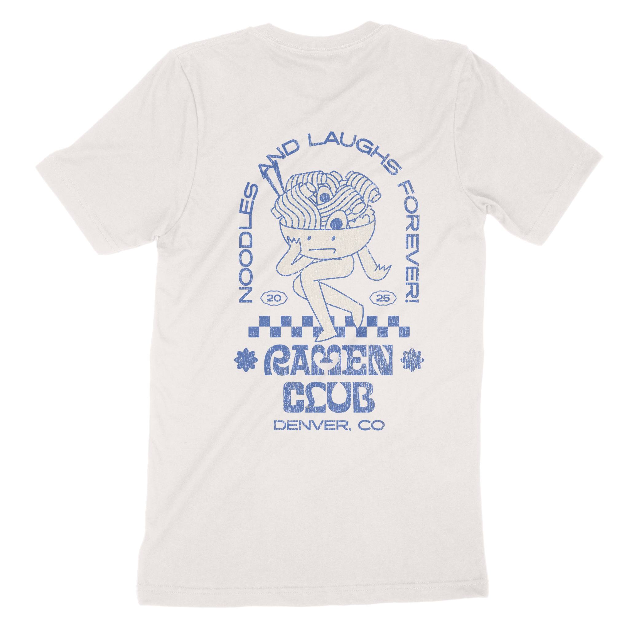 Denver Ramen Club T-Shirt in Vintage - back view