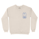 Miami Ramen Club Crewneck in Natural - front view