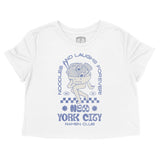 New York Ramen Club Cropped Tee White front
