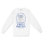 New York Longsleeve in White - front view