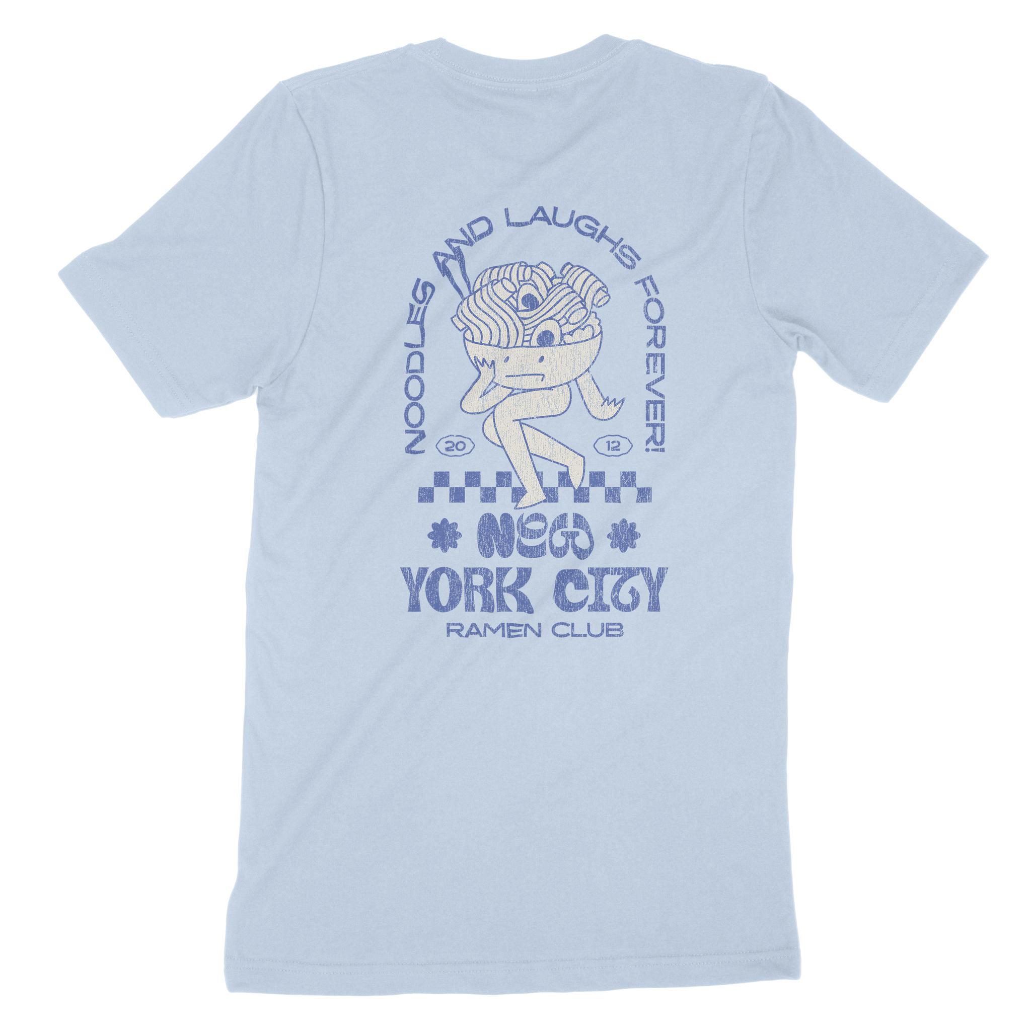 New York Ramen Club T-Shirt Baby_Blue back