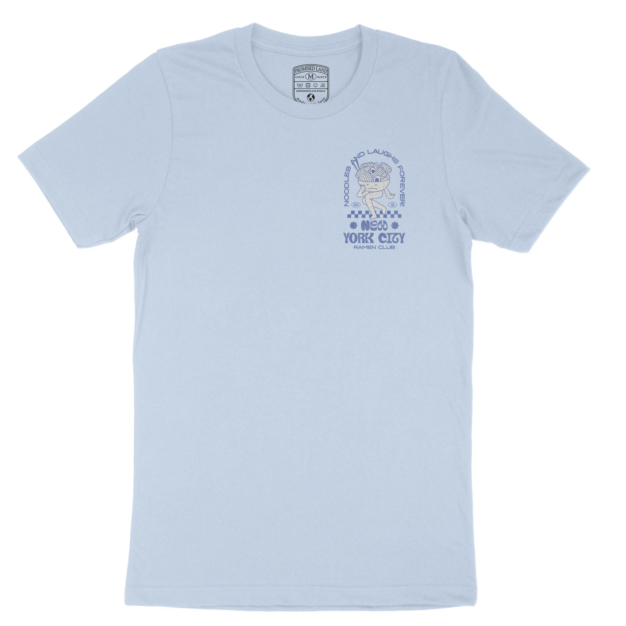 New York Ramen Club T-Shirt Baby_Blue front
