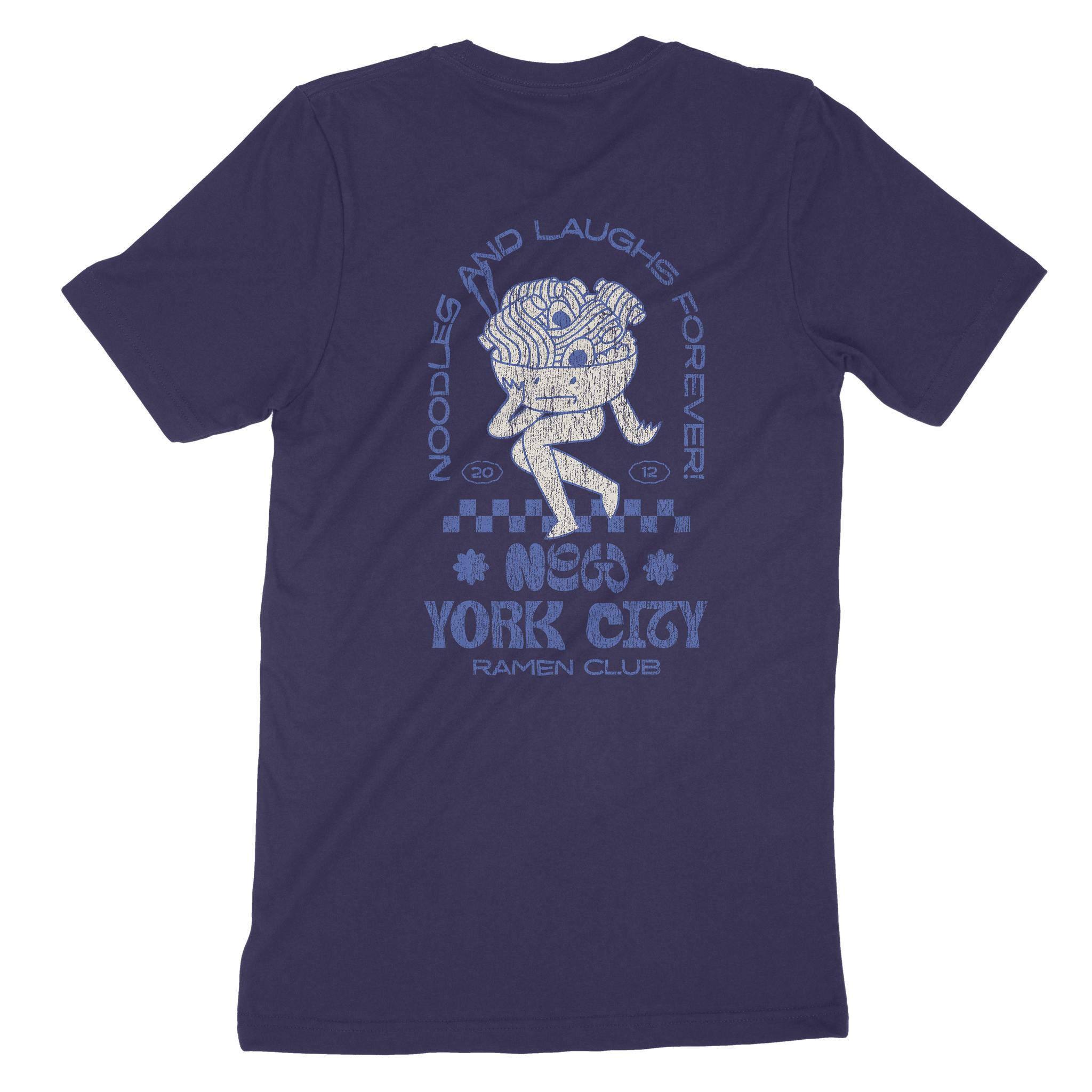 New York Ramen Club T-Shirt Navy back