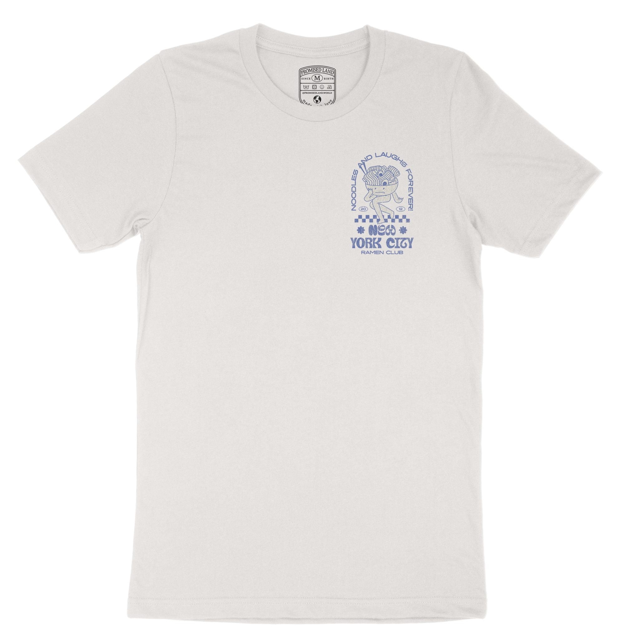 New York Ramen Club T-Shirt Vintage_White front