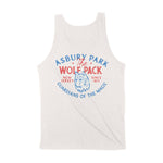Asbury Park Wolf Daddy Tank Top in Vintage - back view
