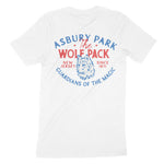 Asbury Park Wolf Daddy T-Shirt in White - back view