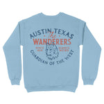 Austin Wolf Daddy Crewneck Light Blue back