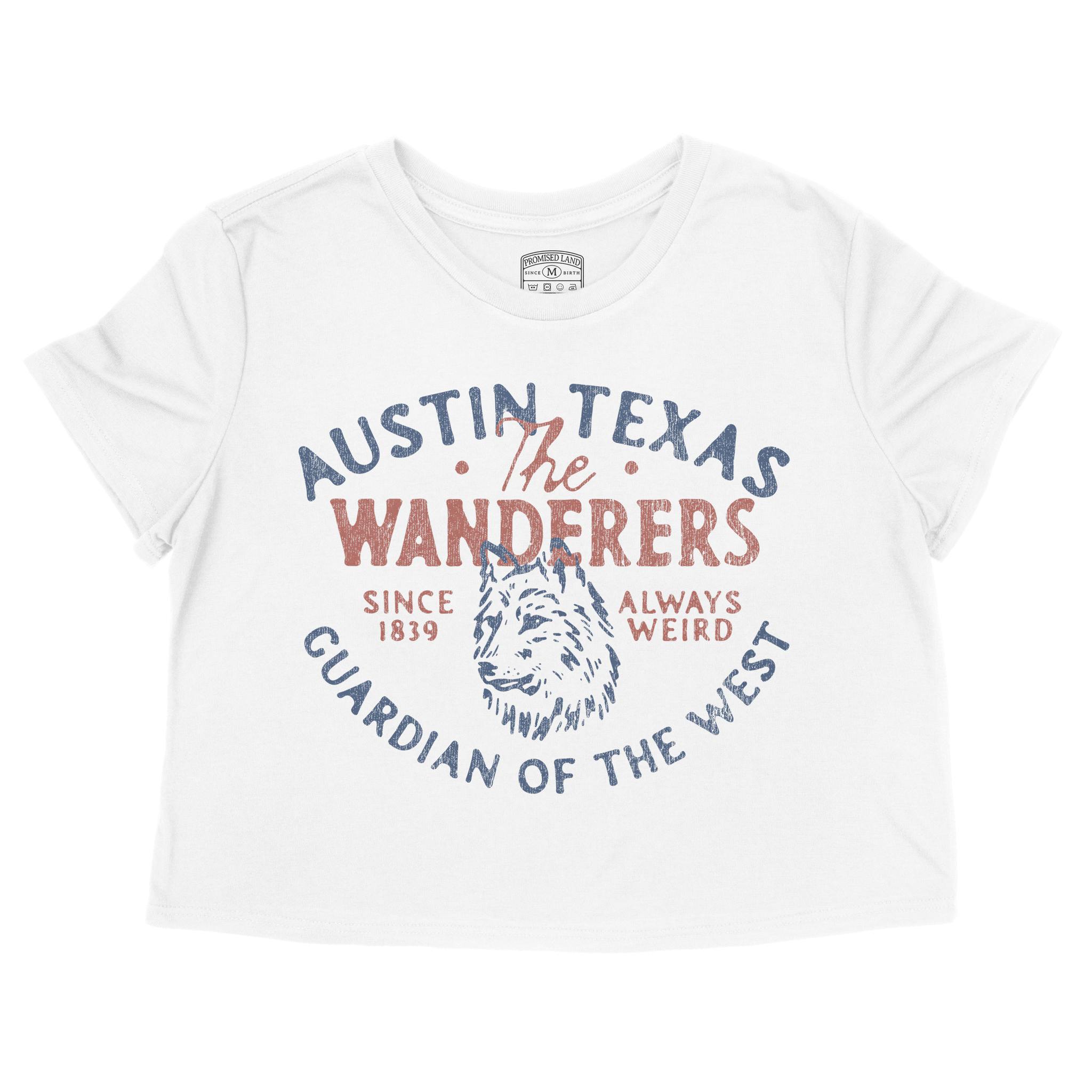 Austin Wolf Daddy Cropped Tee White front