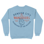 Denver Wolf Daddy Crewneck Light Blue back