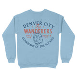 Denver Wolf Daddy Crewneck Light Blue back