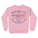 Denver Wolf Daddy Crewneck Light Pink back
