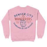 Denver Wolf Daddy Crewneck Light Pink back