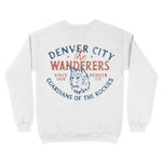 Denver Wolf Daddy Crewneck White back
