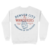 Denver Wolf Daddy Crewneck White back