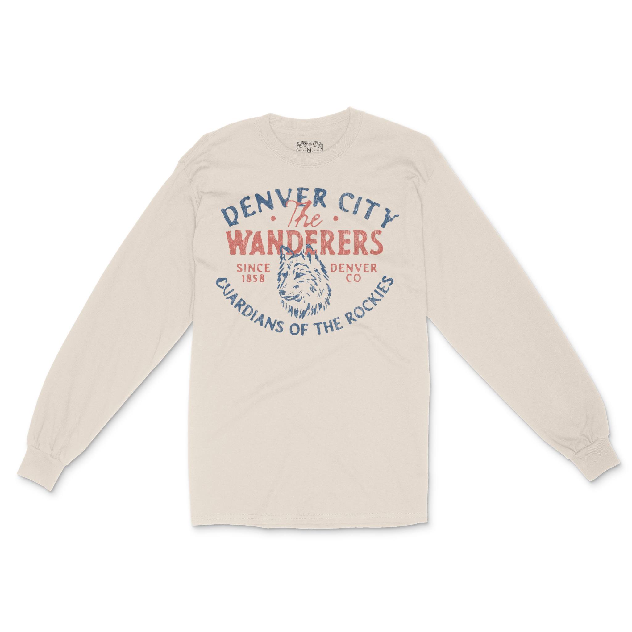 Denver Wolf Daddy Longsleeve in Natural - front view