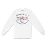 Denver Longsleeve in White - front view