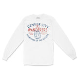 Denver Longsleeve in White - front view