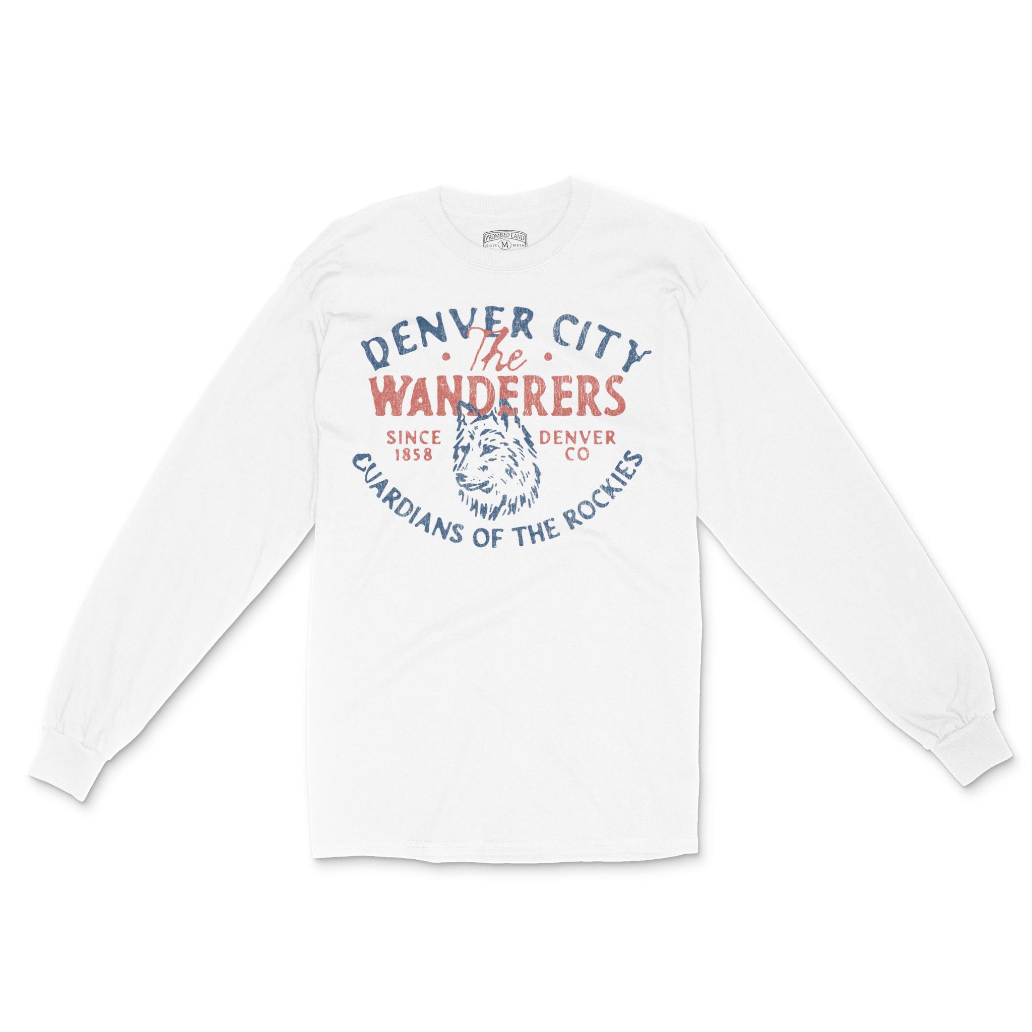Denver Longsleeve in White - front view