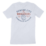 Denver Wolf Daddy T-Shirt in Light Blue - back view