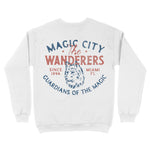 Miami Wolf Daddy Crewneck White back