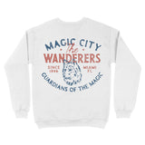 Miami Wolf Daddy Crewneck White back