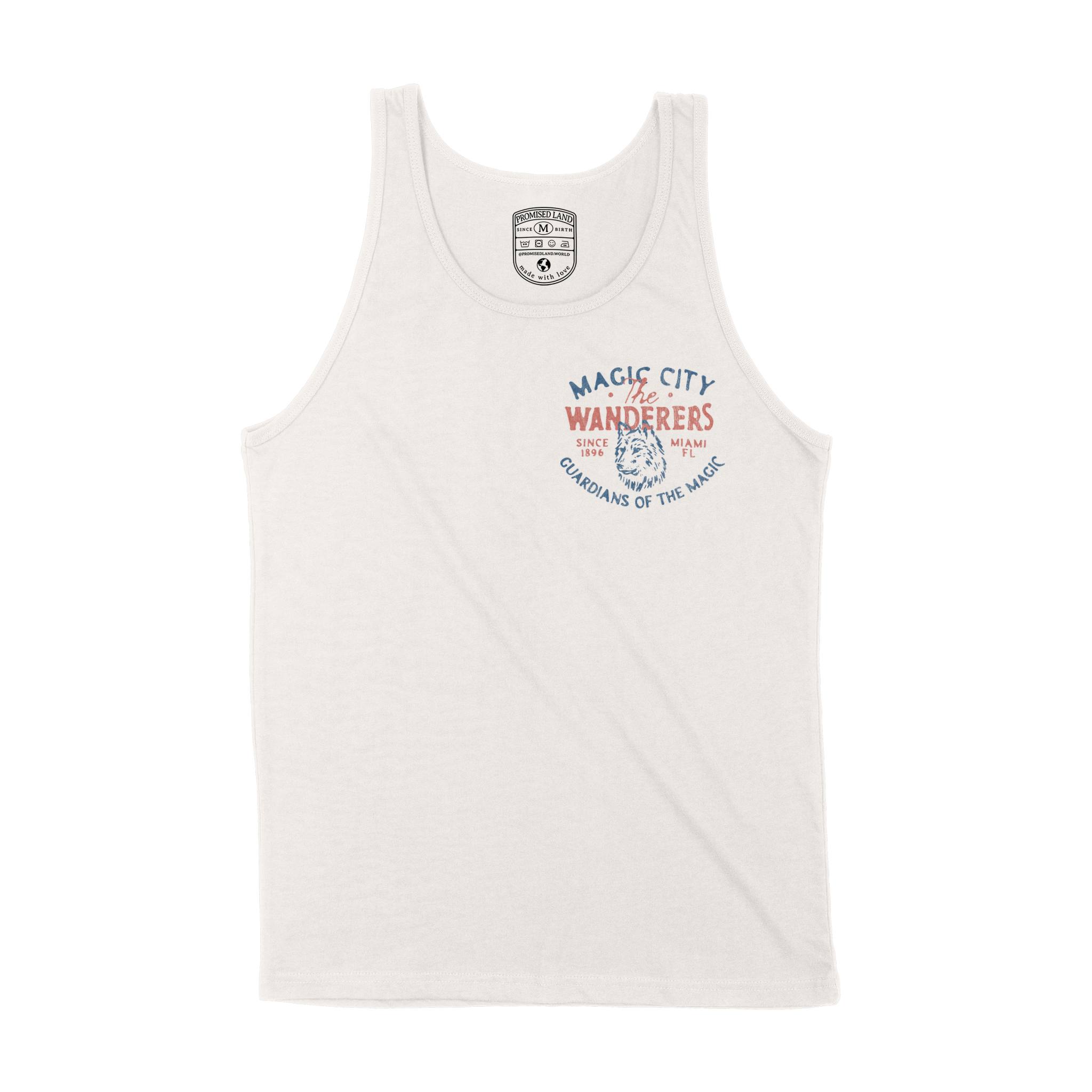 Miami Wolf Daddy Tank Top in Vintage - front view