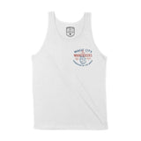 Miami Wolf Daddy Tank Top White front