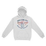 New York Wolf Daddy Hoodie White front