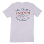 New York Wolf Daddy T-Shirt Lavender_Dust back