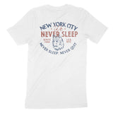 New York Wolf Daddy T-Shirt White back