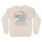 Austin Crewneck in Natural - back view
