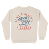 Austin Crewneck in Natural - back view
