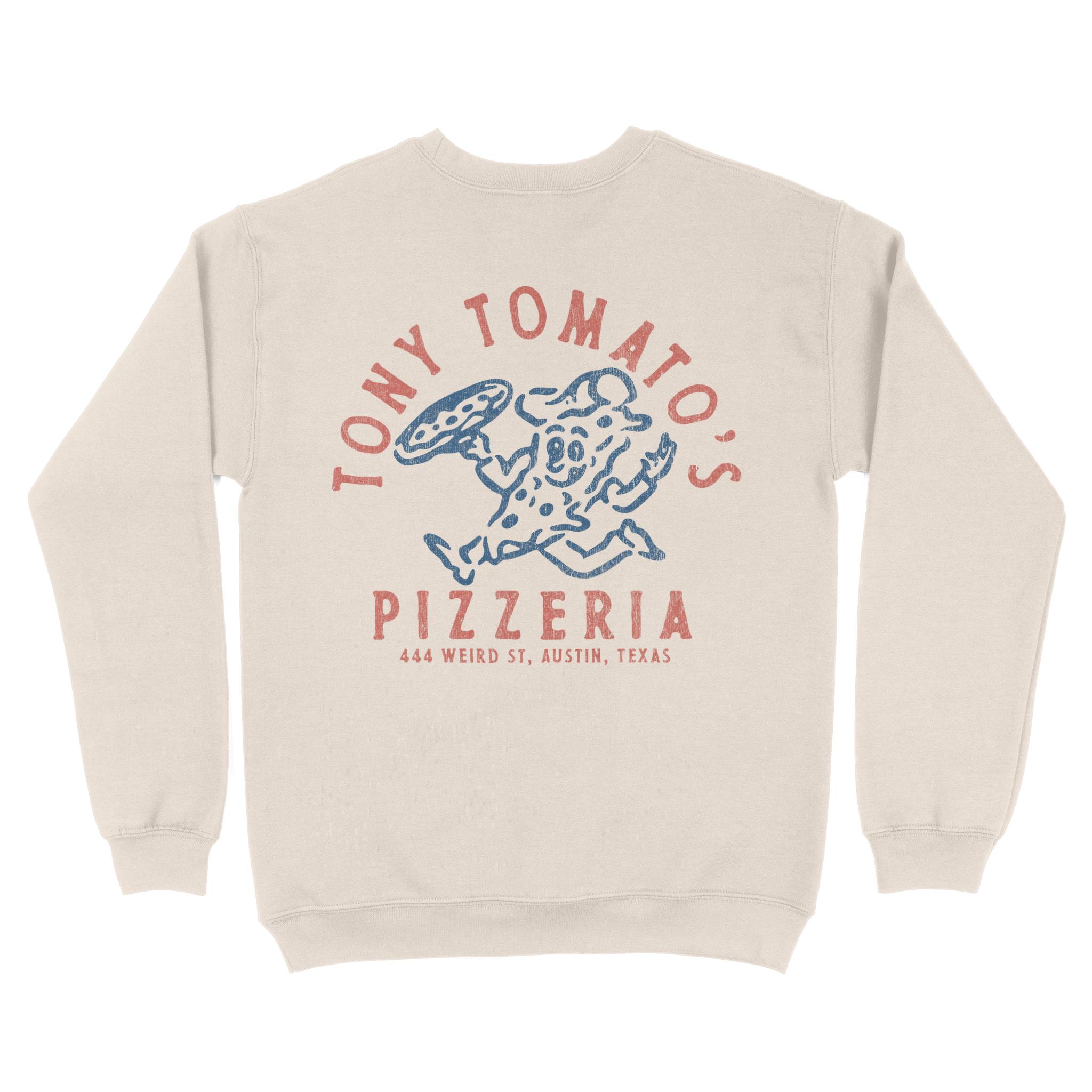 Austin Crewneck in Natural - back view