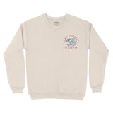 Austin Pizza Time Crewneck in Natural - front view