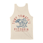 Austin Pizza Time Tank Top Natural back