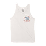 Austin Pizza Time Tank Top in Vintage - front view