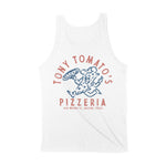 Austin Tank Top in White - back view