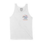 Austin Pizza Time Tank Top White front