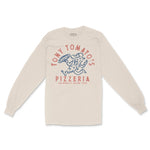 Austin Pizza Time Longsleeve in Natural - front view